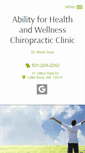 Mobile Screenshot of abilitychiropractic.com